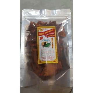 KHÔ BÒ GIÒN HỒNG NGỰ(250g túi zip) miếng lớn