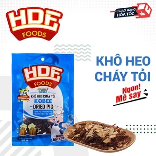 [Đồ ăn vặt Cao Cấp] Khô heo cháy tỏi KOBEE siêu ngon 25g - Khô gà Cooky