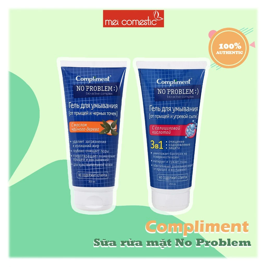 Sữa Rửa Mặt Compliment 200ml