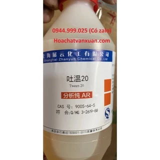 Chất nhũ hoá tween 20 polysorbate 20 chai 500g