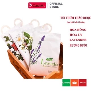 Túi thơm thảo dược thiên nhiên treo tủ quần áo, treo trên ô tô, Gói thơm thảo dược mini giữ mùi hương quanh năm