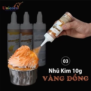 Màu Nhũ Vàng Đồng Trang Trí Bánh Kem - 10gr