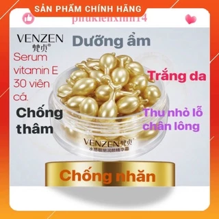 Tinh chất dưỡng da ❤️FREESHIP❤️ Tinh chất Venzen dạng viên nang dưỡng ẩm thu nhỏ lỗ chân