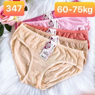 Set 10 quần lót nữ thun lạnh thoáng mát size lớn 60=>70kg ms 347