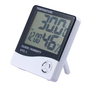 Đồng hồ đo nhiệt độ, độ ẩm, thời gian thực HTC1, HTC2 có đầu cảm biến nhiệt bên ngoài