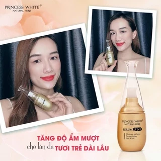 (tặng 2 nước  hoa 50 ml ) 5 CHAI SERUM 3IN1 PRINCESS WHITE CHỐNG LÃO HOÁ CHÍNH HÃNG