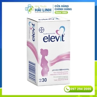 Viên uống vitamin tổng hợp Elevit ⚡ Tặng quà ⚡ Hộp 30 viên Cho mẹ bầu và sau sinh