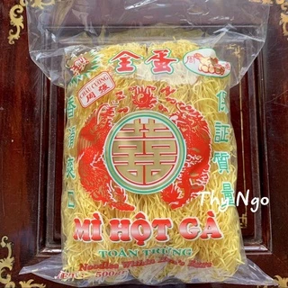 (HÀNG SẴN -DATE MỚI) Mì hột gà Châu Cường cao cấp 500g (chữ đỏ)