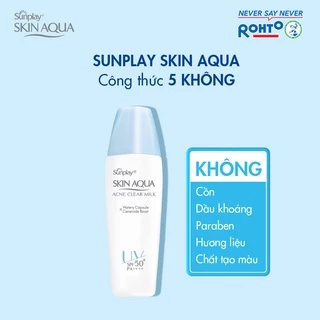 Sữa Chống Nắng Ngừa Mụn Sunplay Skin Aqua Acne Clear SPF 50+ PA++++ (25g)