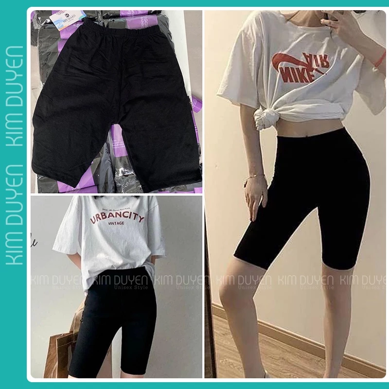 Quần Legging Lửng Nữ Quần Legging Cạp Cao Nâng Mông Chất Thun Bozip Co Giãn Freesize