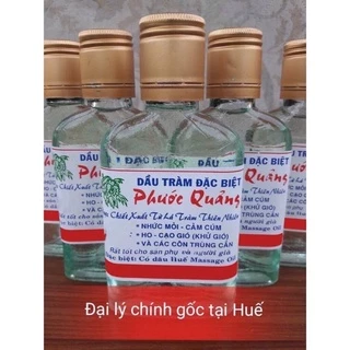 Dầu tràm Huế nguyên chất (dầu trắng) thương hiệu Phước Quảng