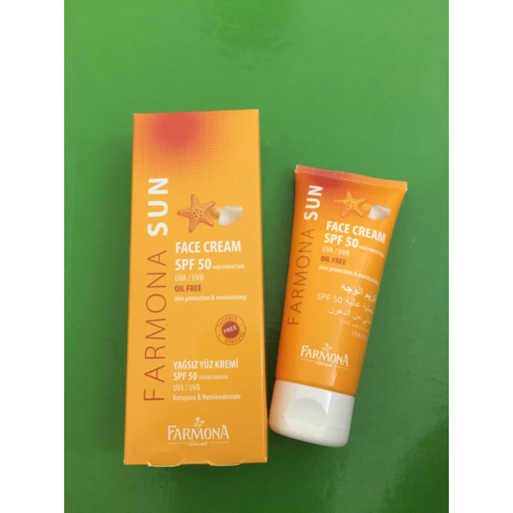 Kem chống nắng da dầu FARMONA SUN FACE CREAM SPF 50 OIL FREE 50ml