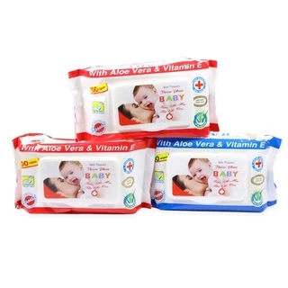 Khăn ướt, giấy ướt Baby Thiên Phúc 100 tờ không mùi - chính hãng