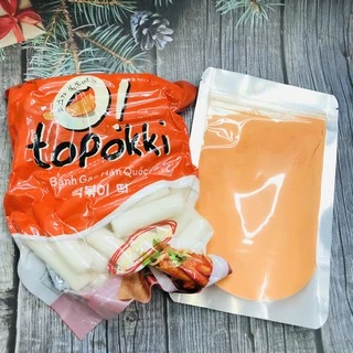 500G BÁNH GẠO TOKBOKKI KÈM 100G BỘT PHÔ MAI