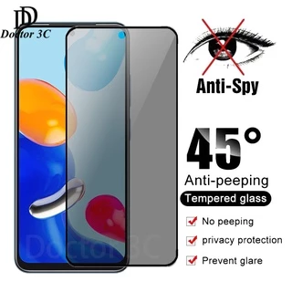 Kính cường lực chống nhìn trộm Full màn hình cho Redmi Note 13 12 12s 11 11s 10 10s 9 9s 8 China Pro Plus Pro+ 4G 5G 2024