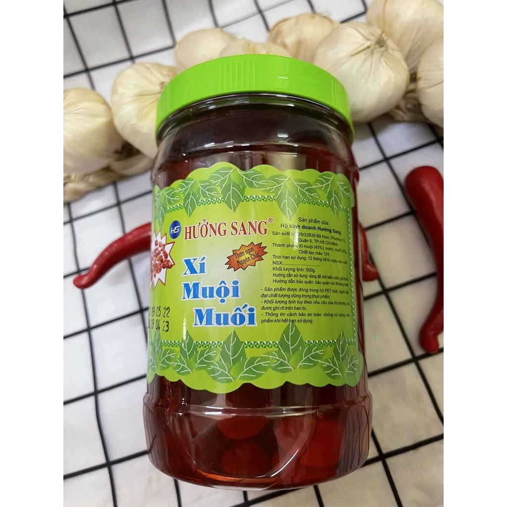 XÍ MUỘI TRÁI NGÂM HƯỞNG SANG 500GRAM