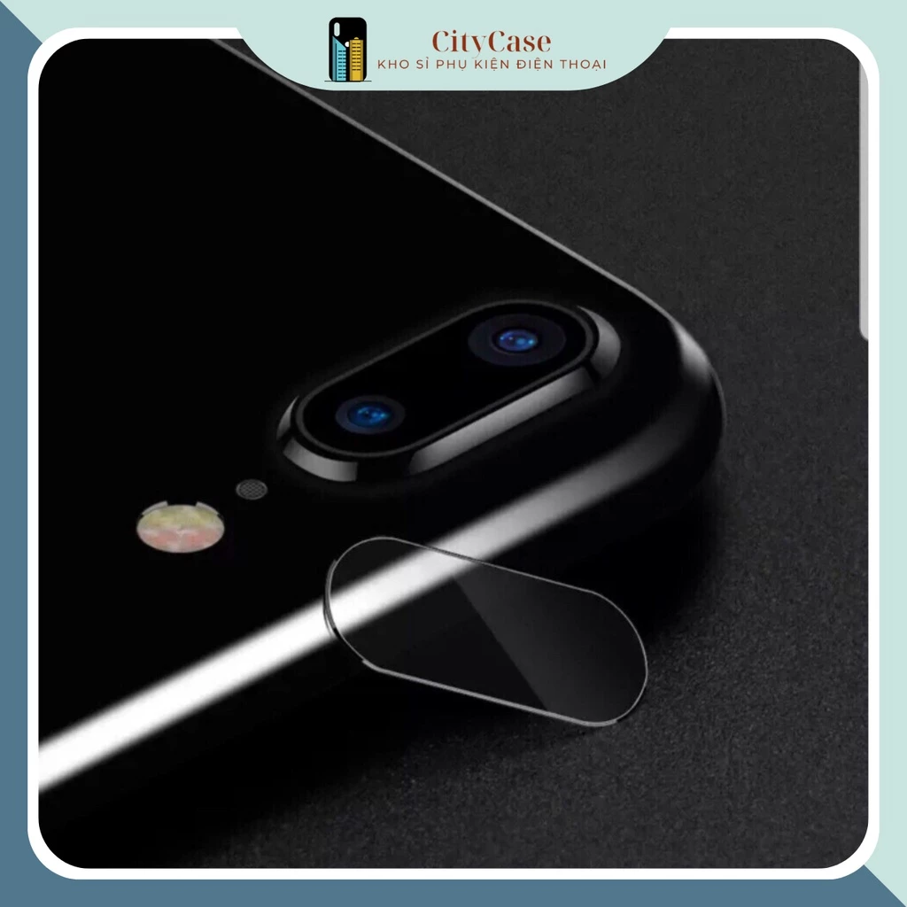 Kính bảo vệ camera Iphone 7Plus/ 8Plus/ X/ XS/ XS Max chống xước chất lượng - CITYCASE