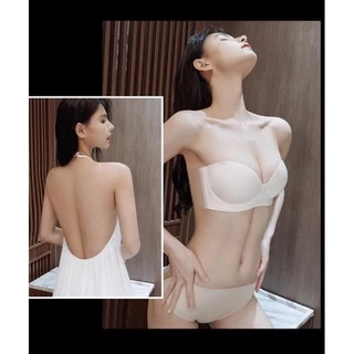 👙 Áo Lót Nữ Softie Quả Ngang Hở Lưng Nâng Ngực Có Gọng Chống Tụt Tạo Khe Cao Cấp 966 👙