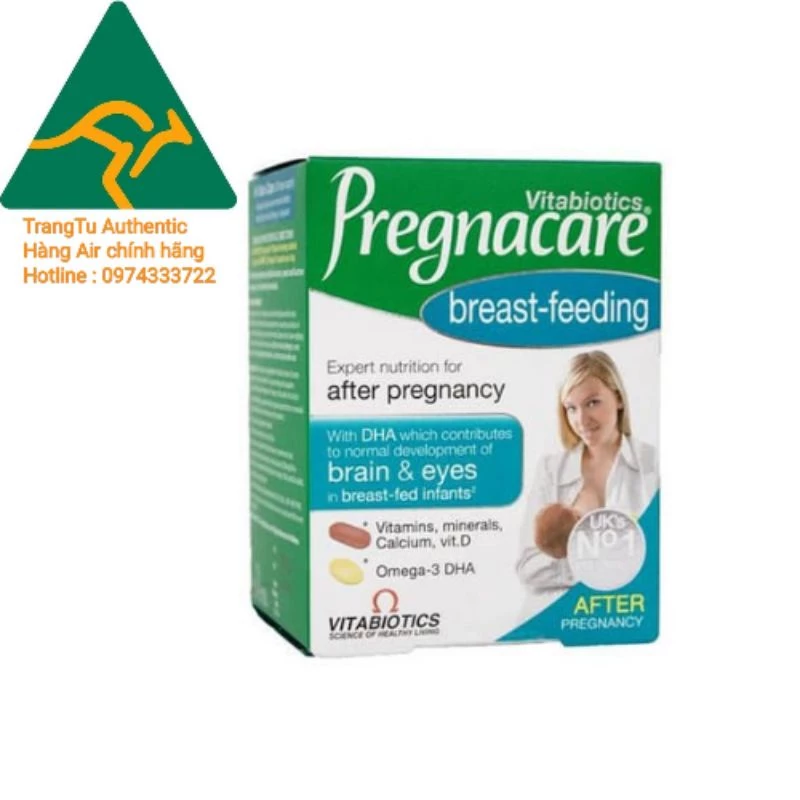 Vitamin PREGNACARE BREASTFEEDING Bổ xung Chất Cho Sữa Mẹ,bú UK