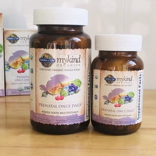 Vitamin Hữu Cơ Tổng Hợp Cho Mẹ Bầu và Sau Sinh Garden of Life Mykind Organics Prenatal Once Daily