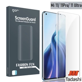 Bộ 3 Miếng Dán Dẻo Gor Cho Xiaomi Mi 10/10S/10 Pro/ Mi 11/ 11Pro/ 11Ultra Full Màn Dán Dẻo 3D Trong Suốt Vuốt Mượt - Gor