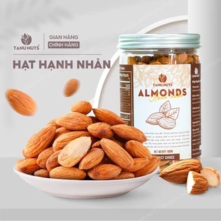 Hạt hạnh nhân sấy chín TANU NUTS ngũ cốc dinh dưỡng cho bà bầu, người ăn kiêng, giảm cân