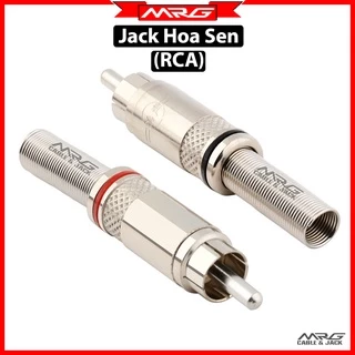 Jack Hoa Sen RCA AV đuôi lò xo.