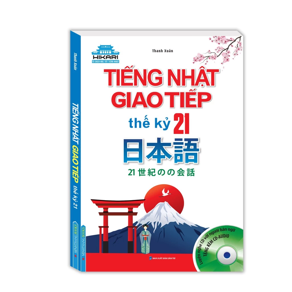 Sach - Tiếng Nhật giao tiếp thế kỷ 21 (sách màu kèm CD)