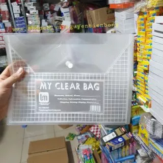 Sỉ 10 túi my clear bag A4 loại dày đẹp