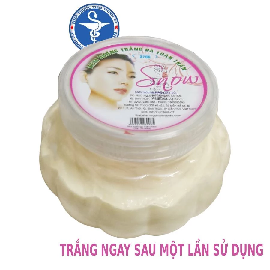 Kem dưỡng trắng da toàn thân cấp tốc quả bí Tây Đô 320g