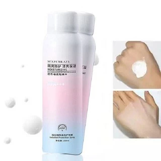 Xịt chống nắng trắng da Maycreate 150ml