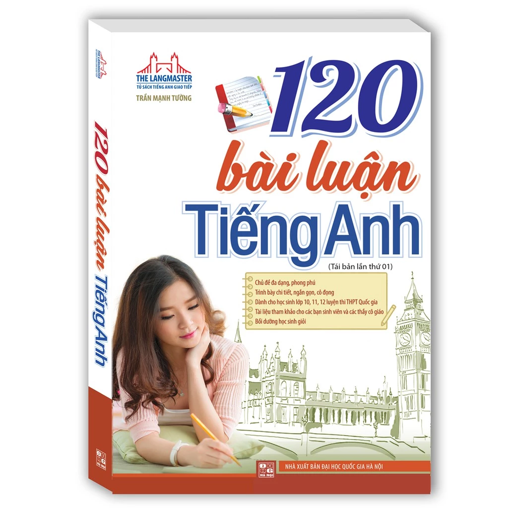 Sách - The Langmaster - 120 bài luận tiếng Anh (bìa mềm)