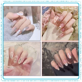 Móng giả đính đá  /Kèm keo/ làm nail Z1-20