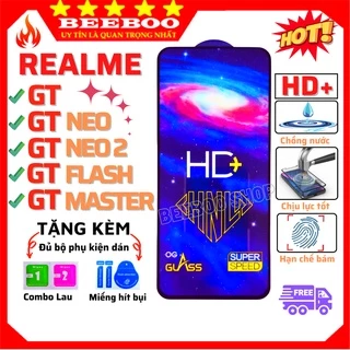 Kính Cường Lực Realme GT GT Neo GT Neo 2 GT Neo 2T 2 Pro 3 5G Flash Master - Dán Full màn hình - Độ sáng HD+