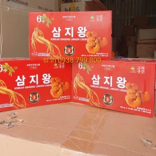 Nước hồng sâm linh chi KGS ( hộp 10 chai ×100 ml)