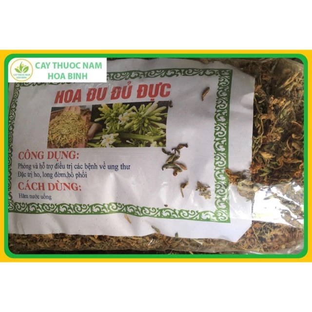 100g hoa đu đủ đực khô (đã sao vàng hạ thổ)