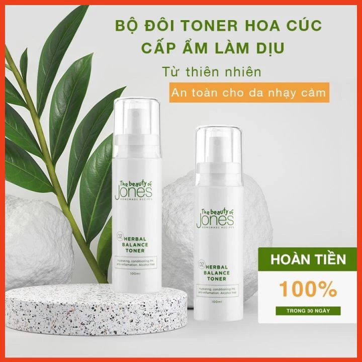 Combo 2 Toner Cấp Ẩm 🌼 Từ Hoa Cúc 🌼 Cho Da Mụn Nhạy Cảm