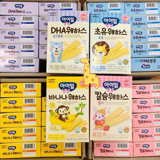 Bánh Xốp Ăn Dặm Ildong Hàn Quốc Cho Bé Từ 9 Tháng Tuổi Bổ Sung DHA Canxi Vitamin Thơm Ngon Dễ Tan An Toàn