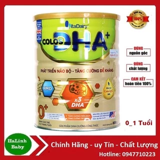 [Quét mã tích điểm]Sữa bột COLOS DHA 0+ 800G (Date mới nhất)