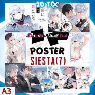 ẢNH POSTER A3 SIESTA (7) ANIME MANGA THÁM TỬ ĐÃ CHẾT CHẤT LIỆU GIẤY CAO CẤP - 2D TỘC SHOP