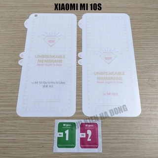 Miếng dán PPF chống xước màn hình - mặt lưng Xiaomi Mi 10S