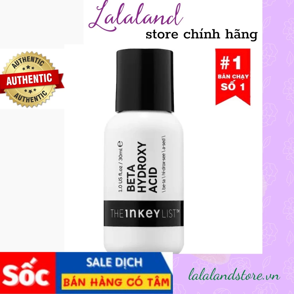 Tinh chất tẩy da chết The INKEY List BHA Beta Hydroxy Acid Exfoliant 30ml