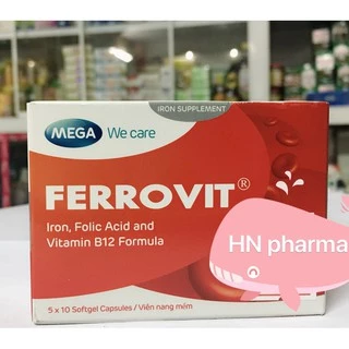 Ferovit viên uống bổ sung vitamin B12, folic acid, iron