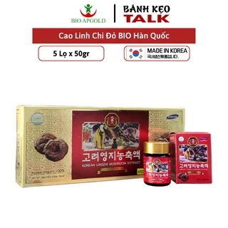 Cao Linh Chi Đỏ BIO Hàn Quốc 50 gram x 5 lọ