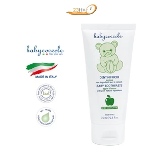 Kem đánh răng cho bé Babycoccole 12M+ nuốt được tuýp 75ml - 23h.shop