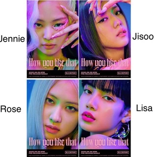 Poster lẻ từng thành viên Blackpink khổ A3 siêu đẹp Mẫu 1