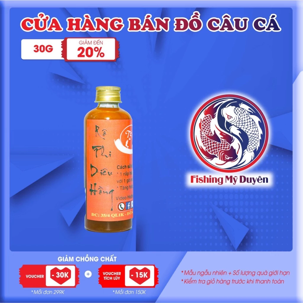 HƯƠNG LIỆU CÂU CÁ Rô Phi Diêu Hồng 250 ML