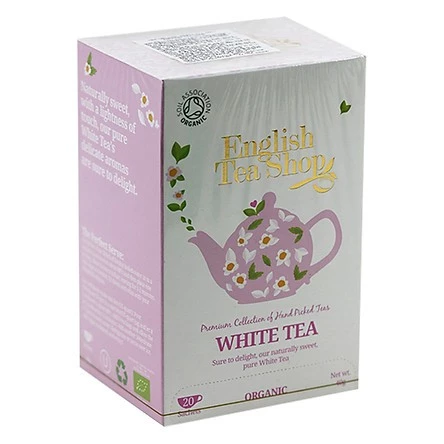 Trà Organic White Tea English Tea Shop 40gr