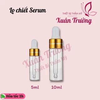 Lọ chiết serum thủy tinh loại 5ml - 10ml