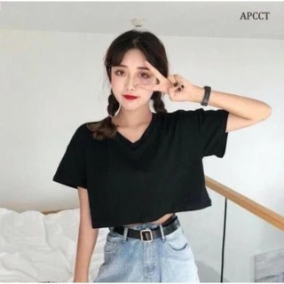 Áo croptop cổ tim 2 màu CHAT VỚI SHOP TRƯỚC KHI ĐẶT HÀNG